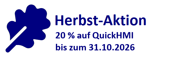 Herbst-Aktion: 20 % auf QuickHMI bis zum 31.10.2026